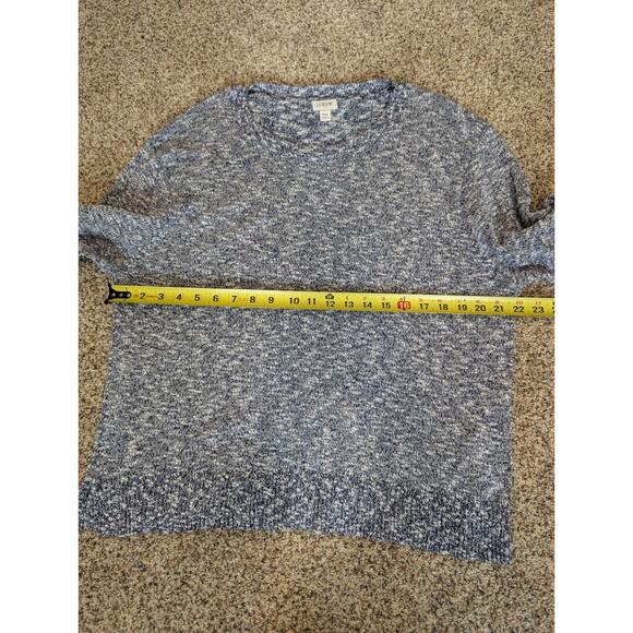 J Crew Crewneck Sweater Womens XXL Beach Pullover Blue Preppy Classic Casual - Picture 5 of 8